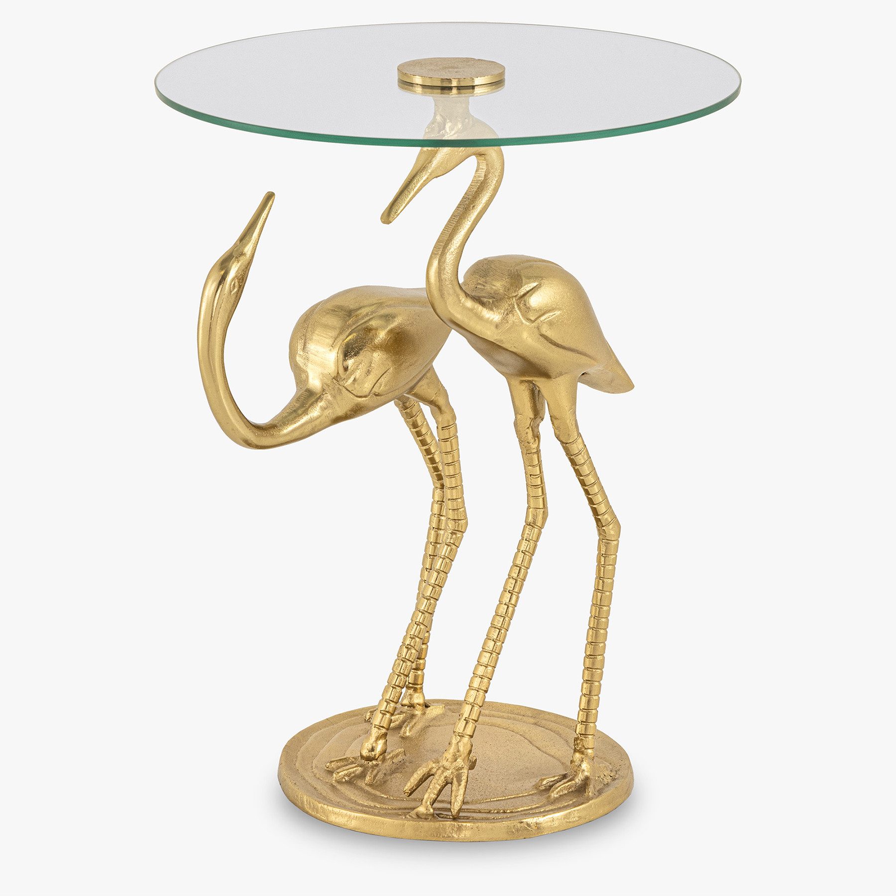riess-ambiente Beistelltisch WILDLIFE CRANE 55cm gold günstig online kaufen