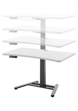 Schreibtisch Schreibtisch, TALLY, Grau, B 110 cm, T 67 cm