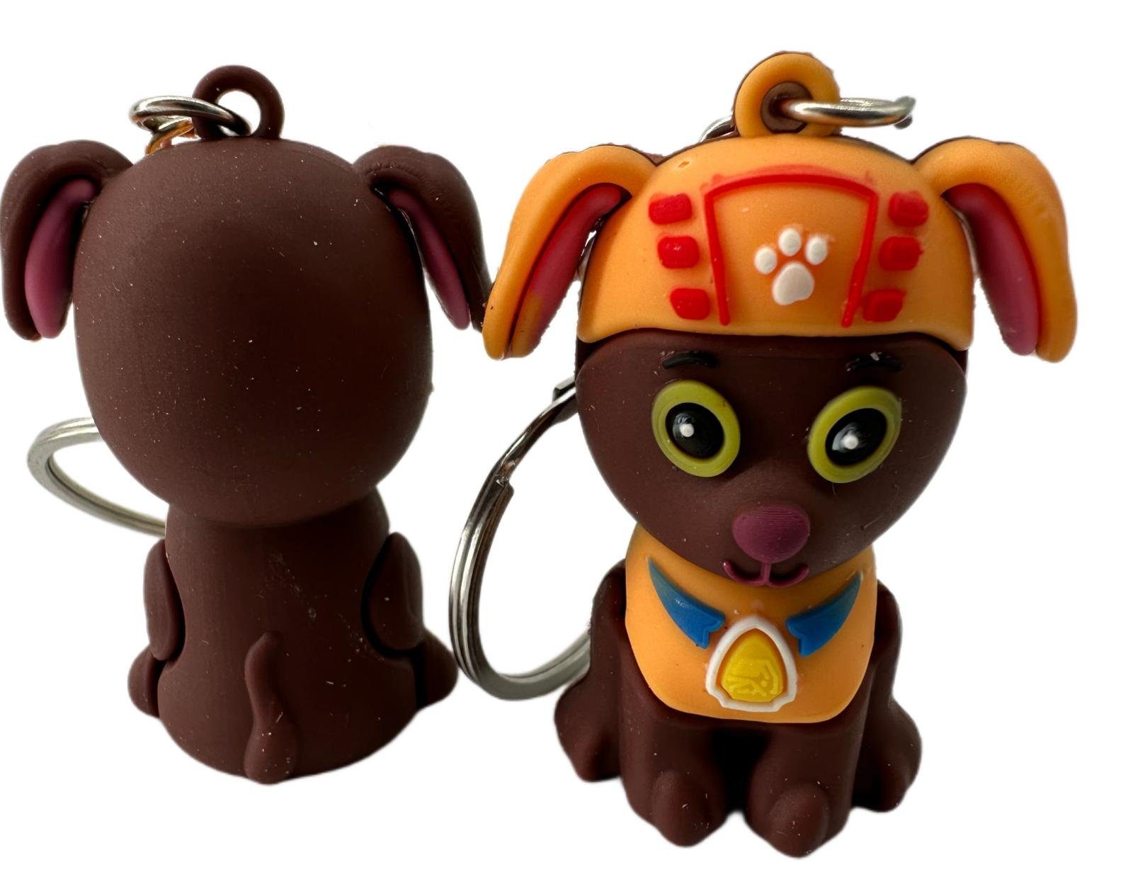 soma Schlüsselanhänger Schlüsselanhänger Kinder Mini Paw Patrol Zuma orange, Schlüsselanhänger Haustierschlüsselanhänger Geschenk Hund Frau Herren