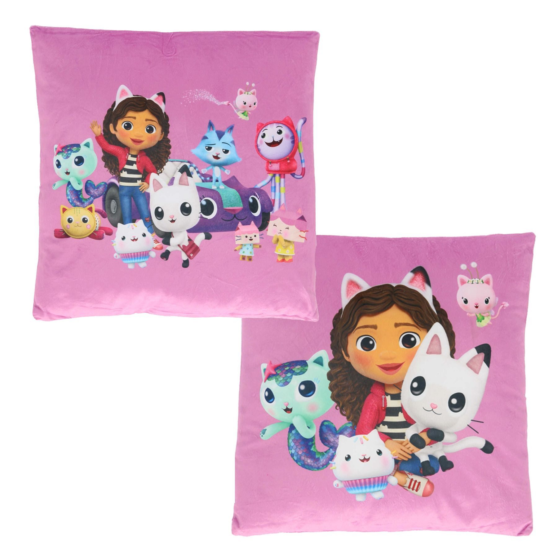 Gabby's Dollhouse Bettwäsche Gabby’s Dollhouse Geformtes Velours-Kissen, 10 günstig online kaufen