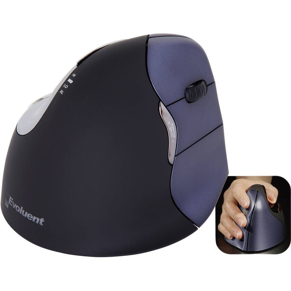 EVOLUENT Mouse 4 Wireless Rechts VM4RW Mäuse (Ergonomisch)