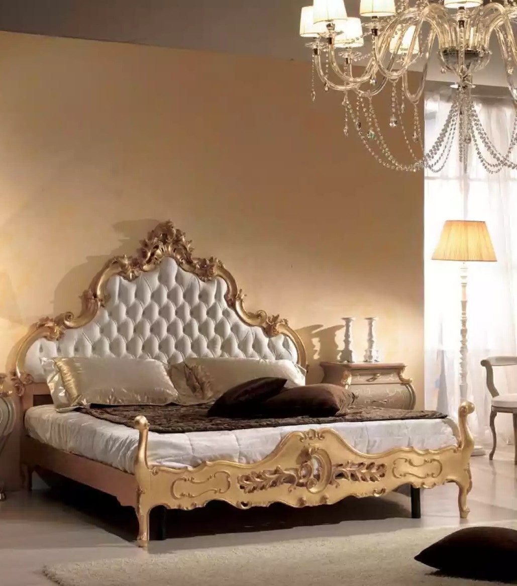Xlmoebel Polsterbett Luxuriöses Chesterfield-Bett mit hochwertiger Polsterung (Polsterbett), Hergestellt in Europa