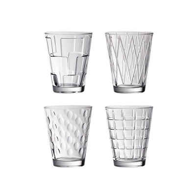 Villeroy & Boch Gläser-Set Dressed Up Wasserglas-Set Clear 4-teilig, Glas