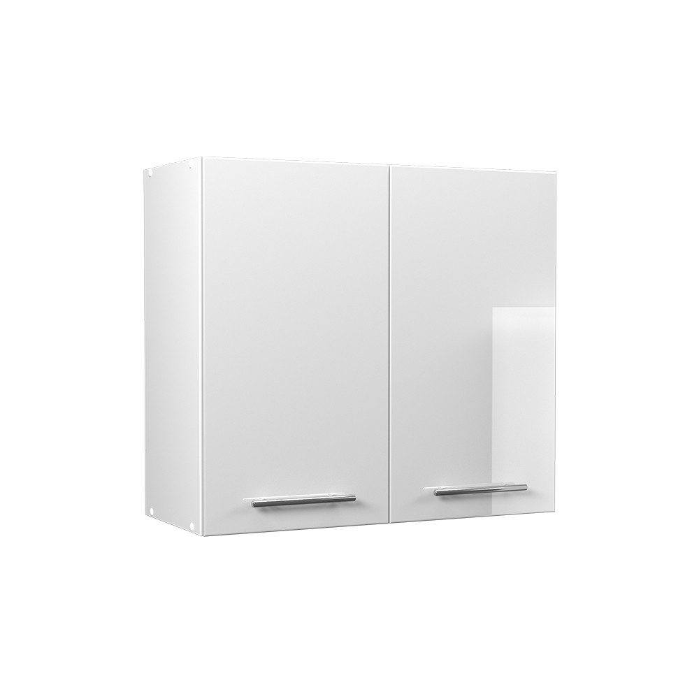 Vicco Hängeschrank Fame-Line, Weiß Hochglanz/Weiß, 80 cm