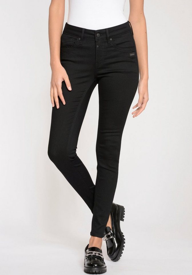 Style 5-Pocket mit Skinny-fit-Jeans 94LAYLA, GANG Knopf und Reißverschluss