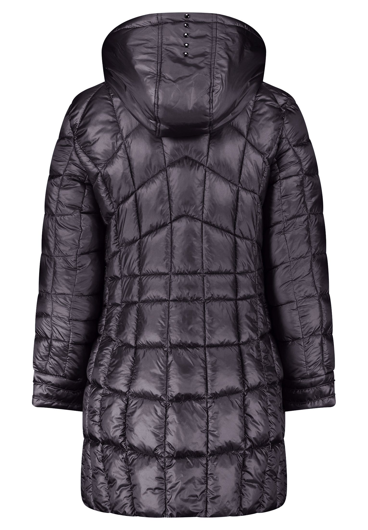 mit glänzender Oberfläche Bret black Steppjacke Gil jet