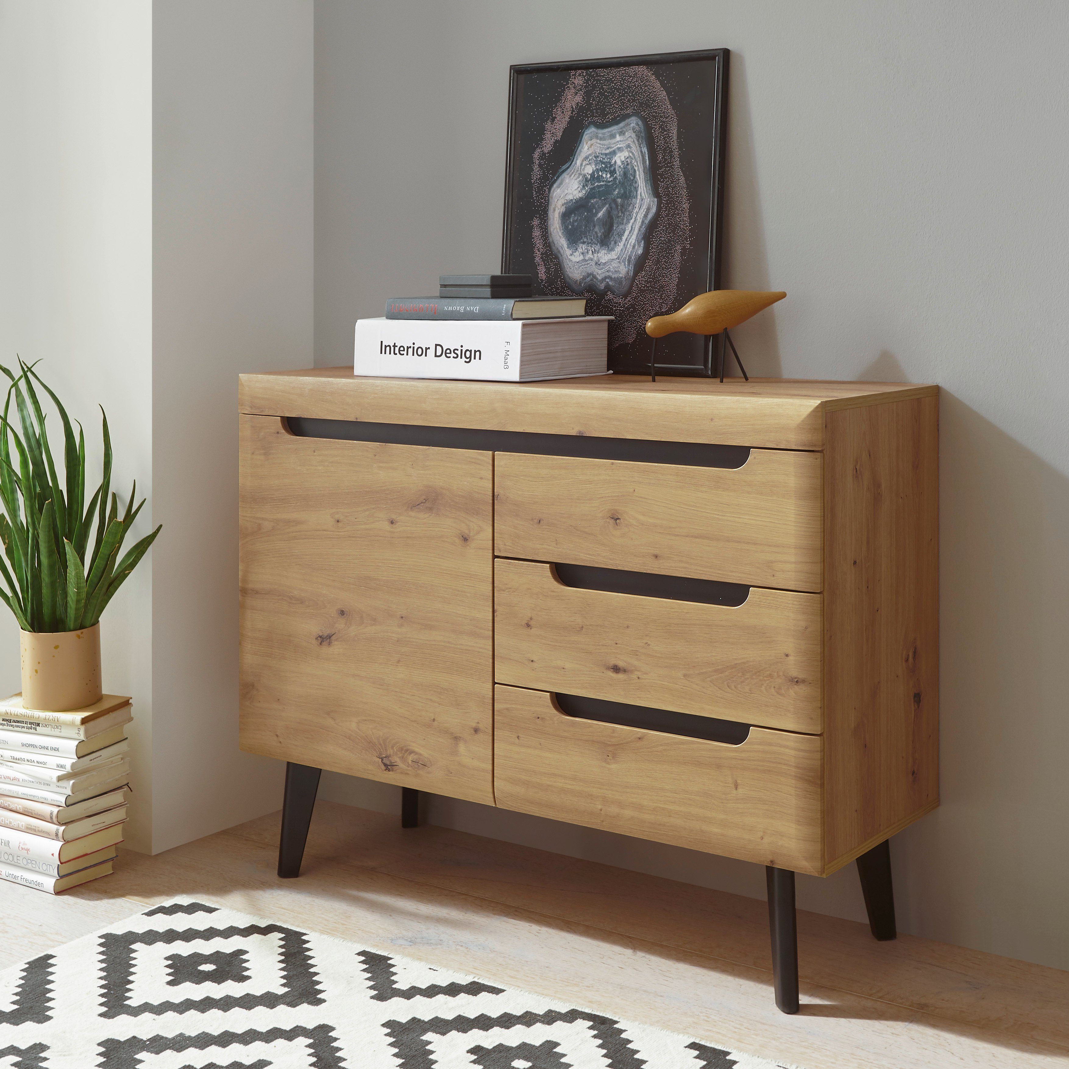 INOSIGN Sideboard Torge, Anrichte, Kommode, Schubladenschrank (1 St), abges günstig online kaufen