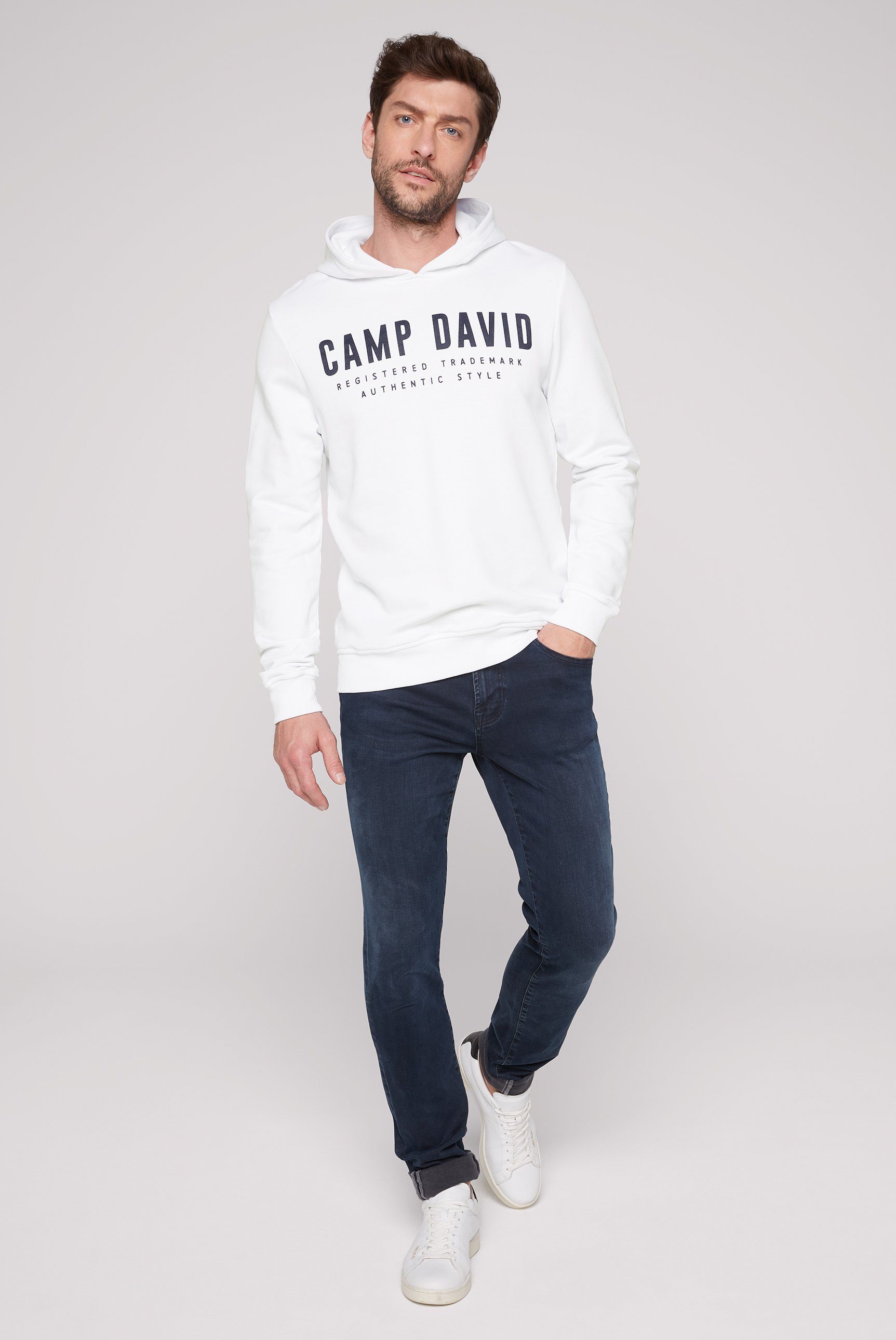 CAMP DAVID Kapuzensweatshirt aus Baumwolle