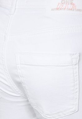 STREET ONE Slim-fit-Jeans Weiße Slim Fit Jeans