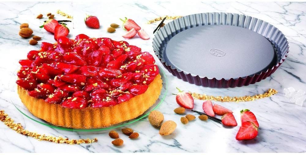 Dr. Oetker Küchenhelfer Obstkuchenform Dr. Oetker - Bicolor Obstform Ø 28cm Obstkuchenform Backform Rundform