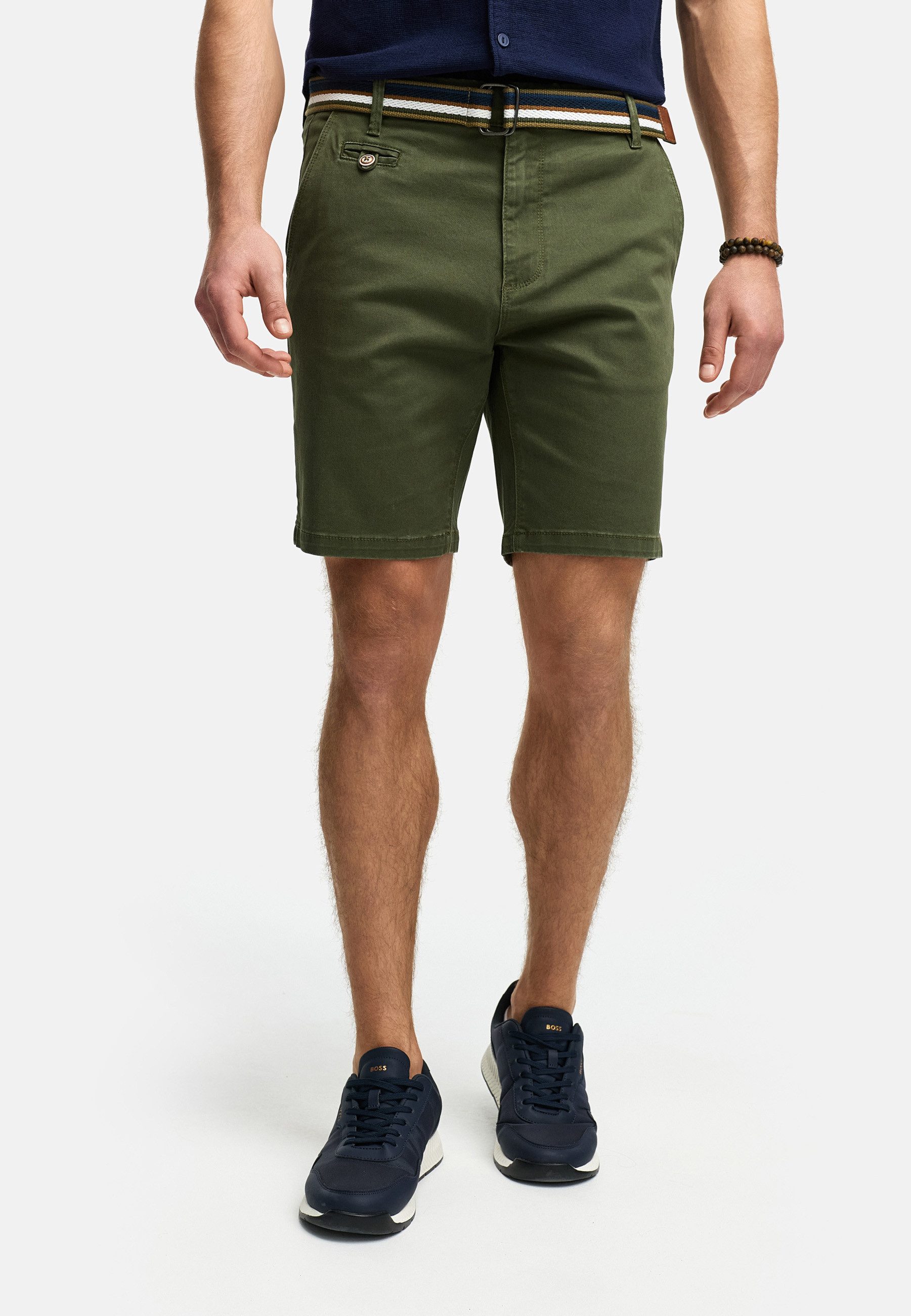 Indicode Chinoshorts INThews aus Twill mit günstig online kaufen