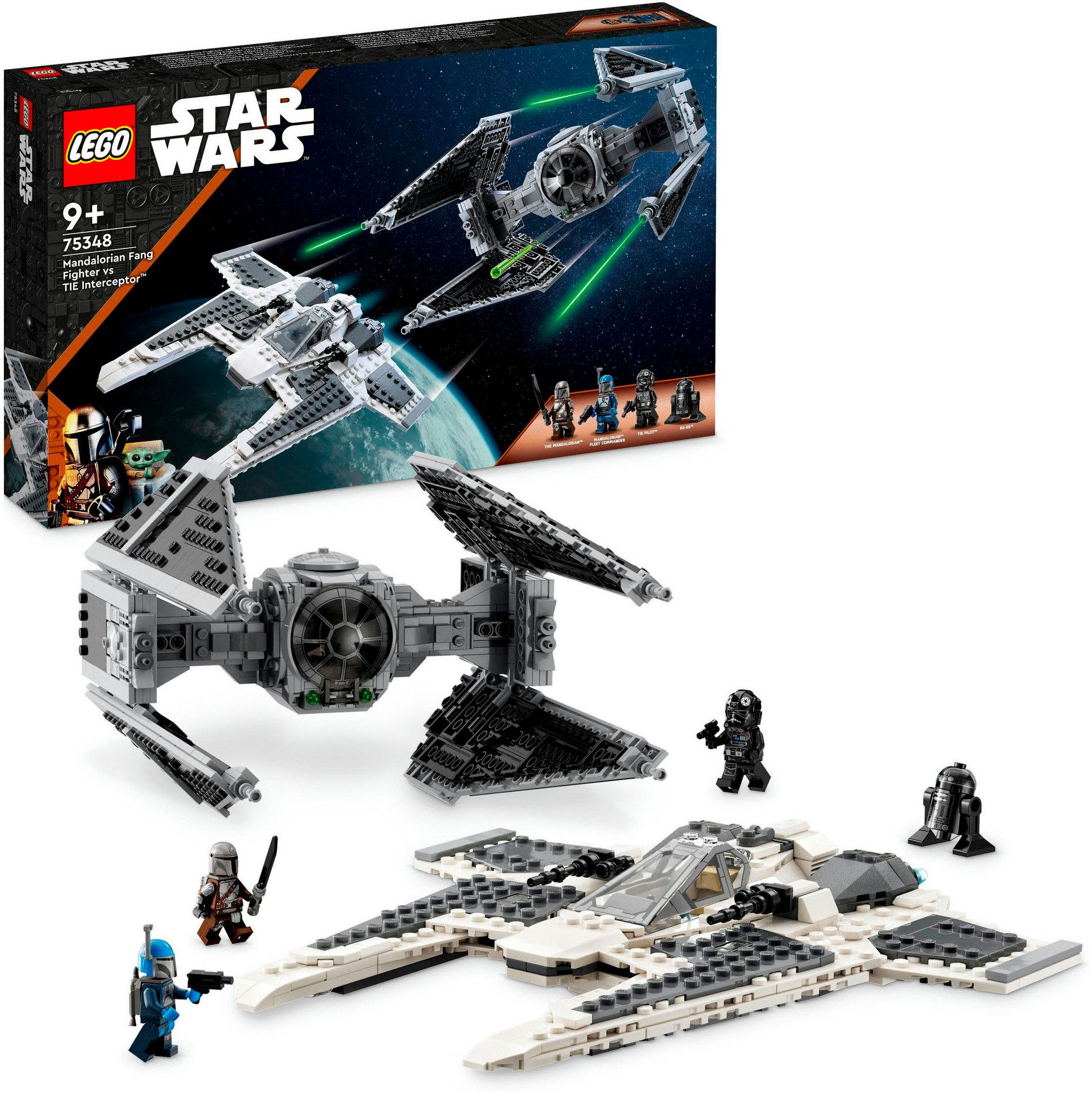 Mandalorianischer Fang Fighter vs. TIE Interceptor™ (75348) Konstruktionsspielsteine