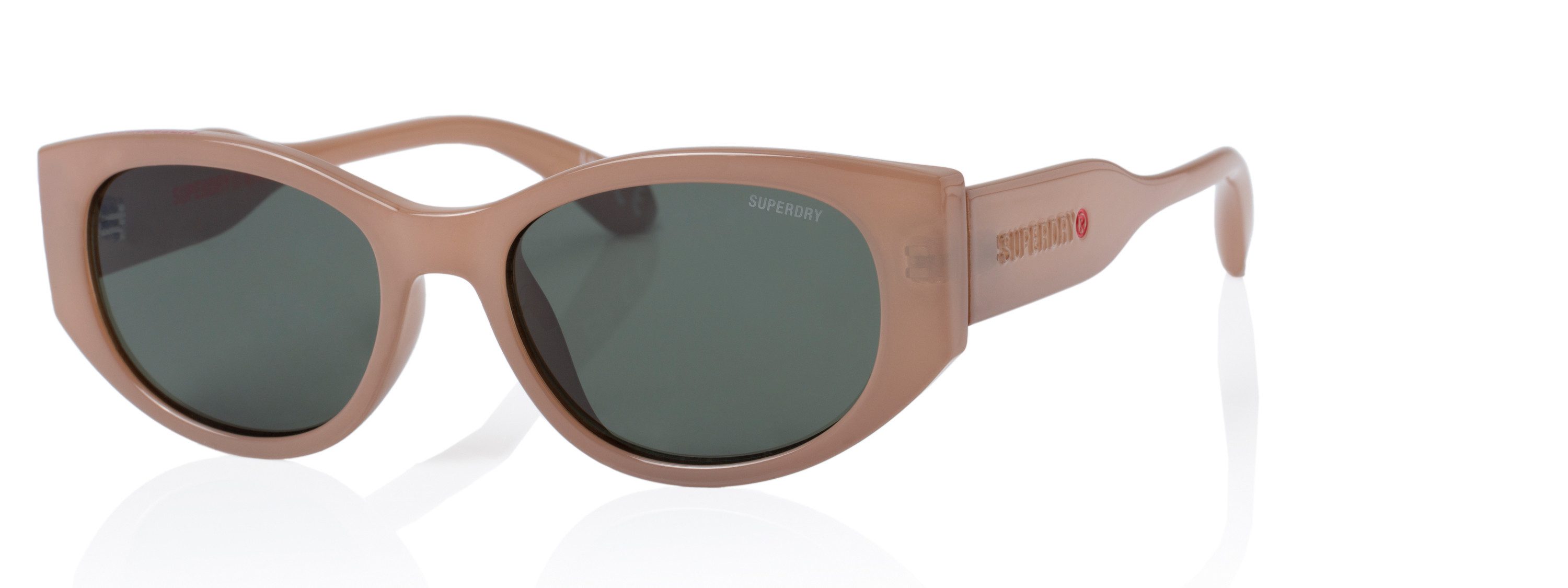 Superdry Sonnenbrille Modell 996072 Form CatEye, Logoschriftzug auf Bügel, Kunststofffassung