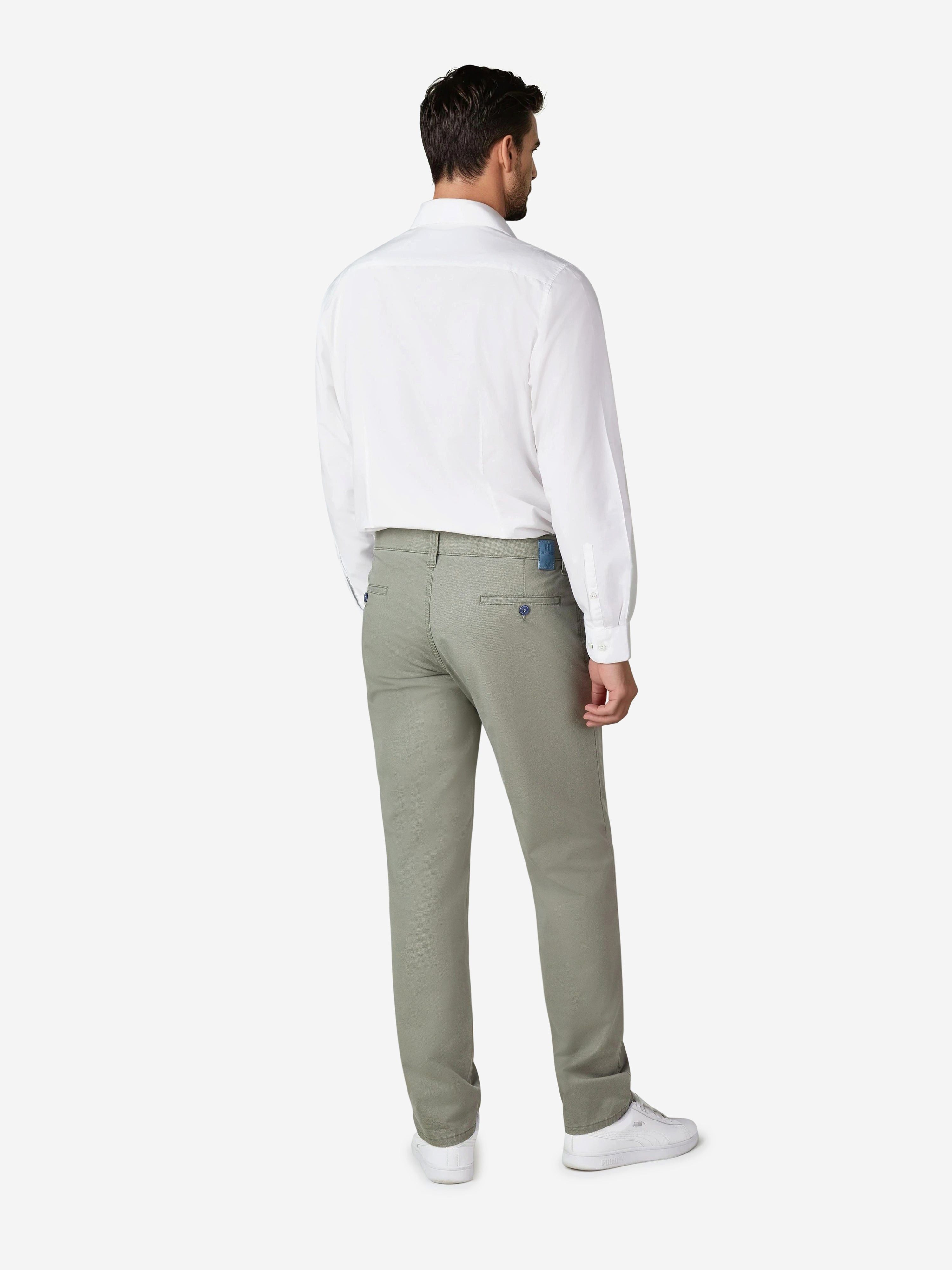 Club of Comfort 5-Pocket-Hose modifizierte 5 Pocket MARVIN 8322 - khaki - Herrenhose - 24 ["Swingpocket mit geschwungenen Eingriffen an den Vordertaschen und