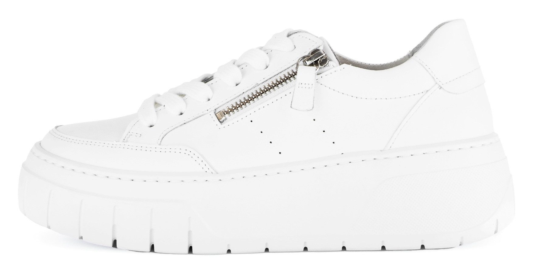 Gabor Plateausneaker, Freizeitzschuh, Halbschuh, Schnürschuh mit Lochmuster