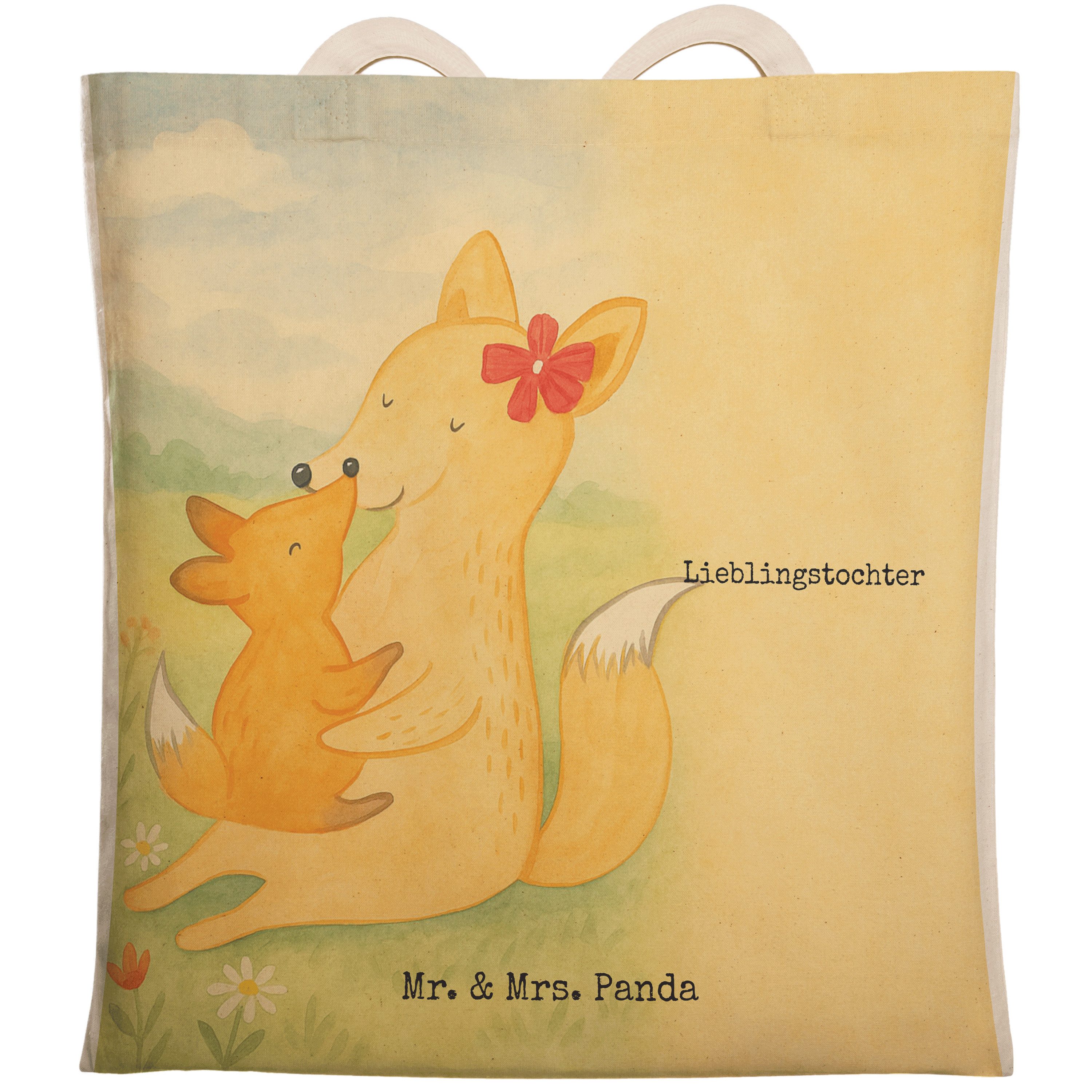 Tragetasche Fuchs Mama Design, Tote Bag, Weiß, Schoß, Geschenk, Beuteltasche, All