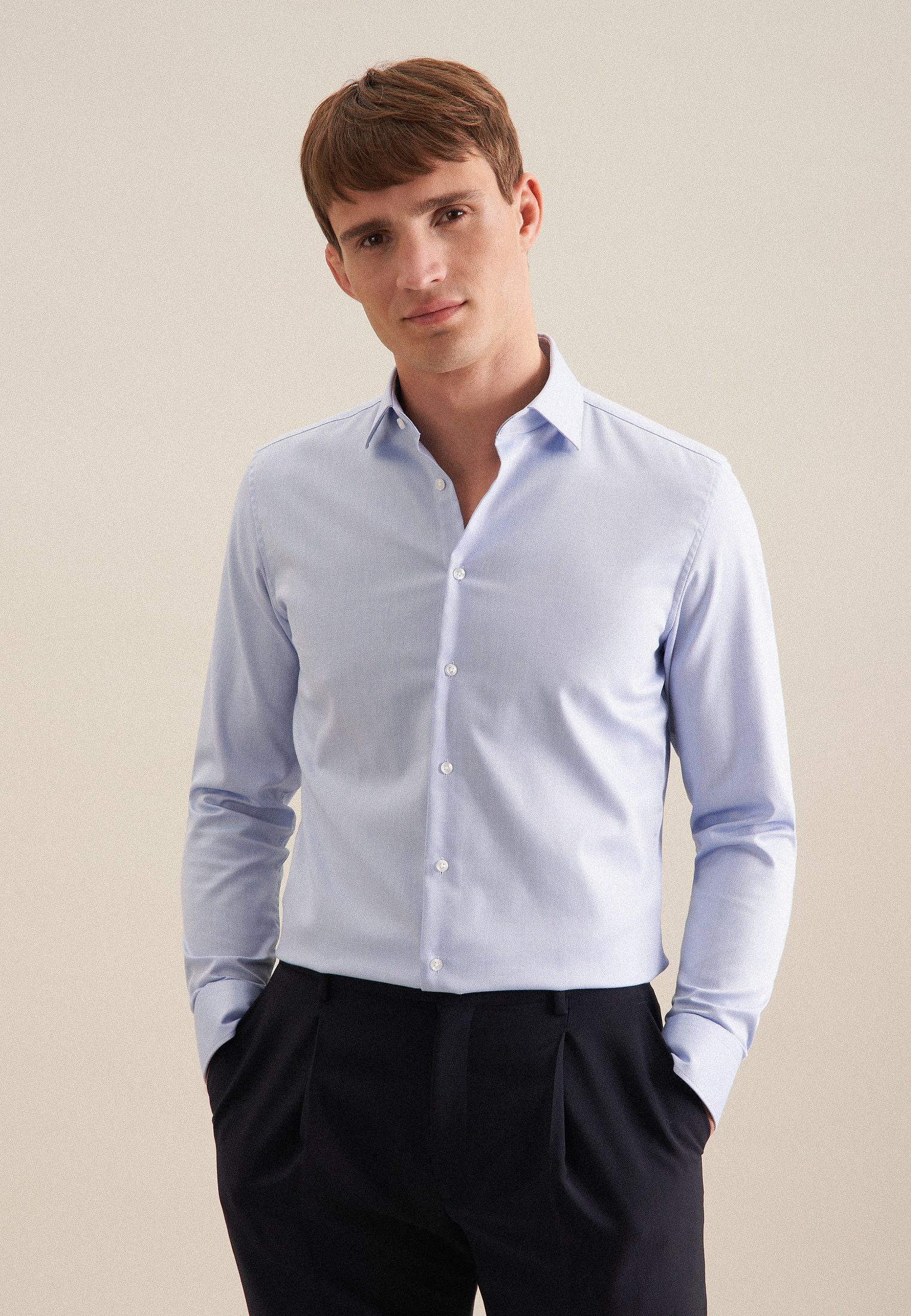 Businesshemd Schwarze Rose