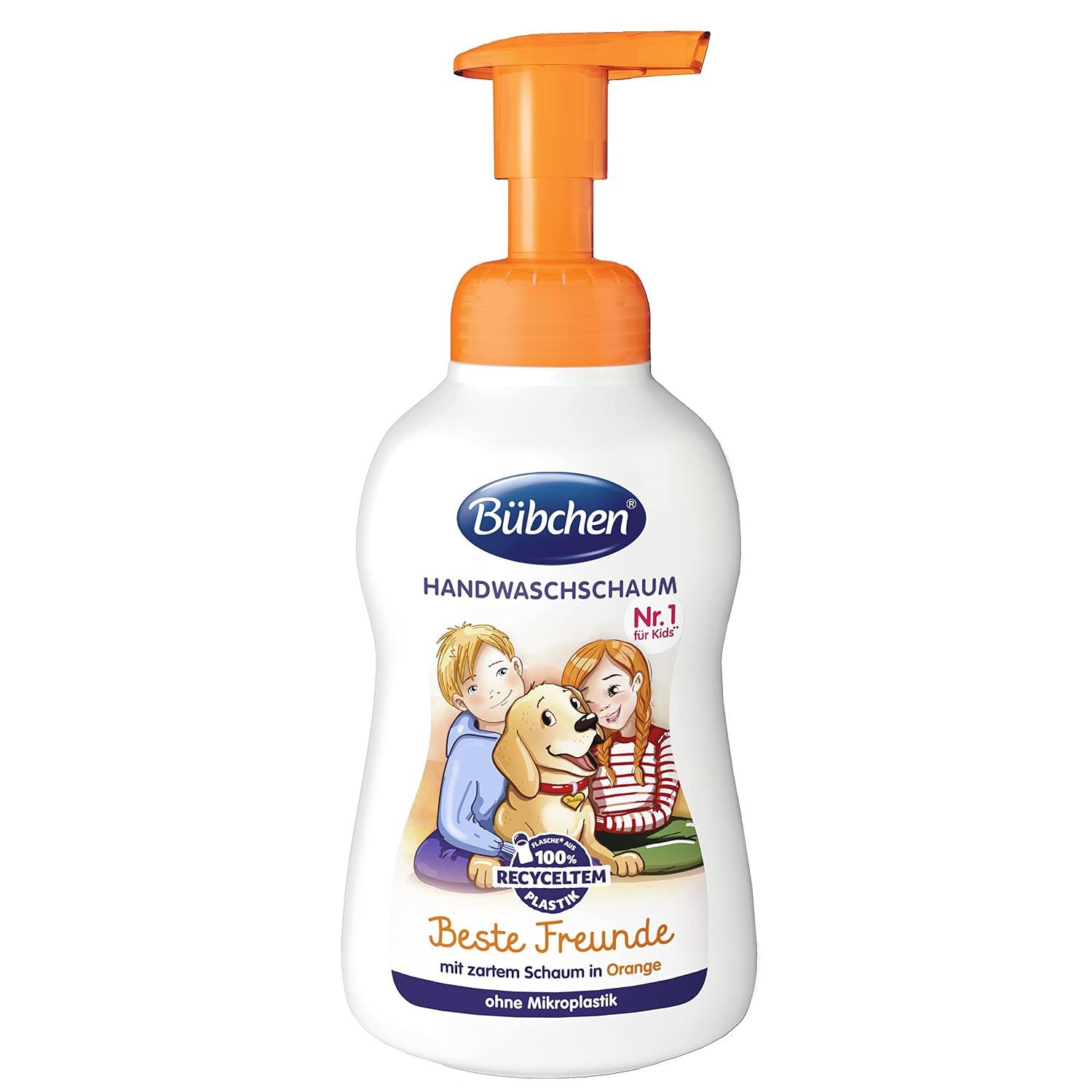 BÜBCHEN Handseife 1x Bübchen Handwaschschaum Beste Freunde 300 ml, 1-tlg., cremig-weiche Handseife für Kinder