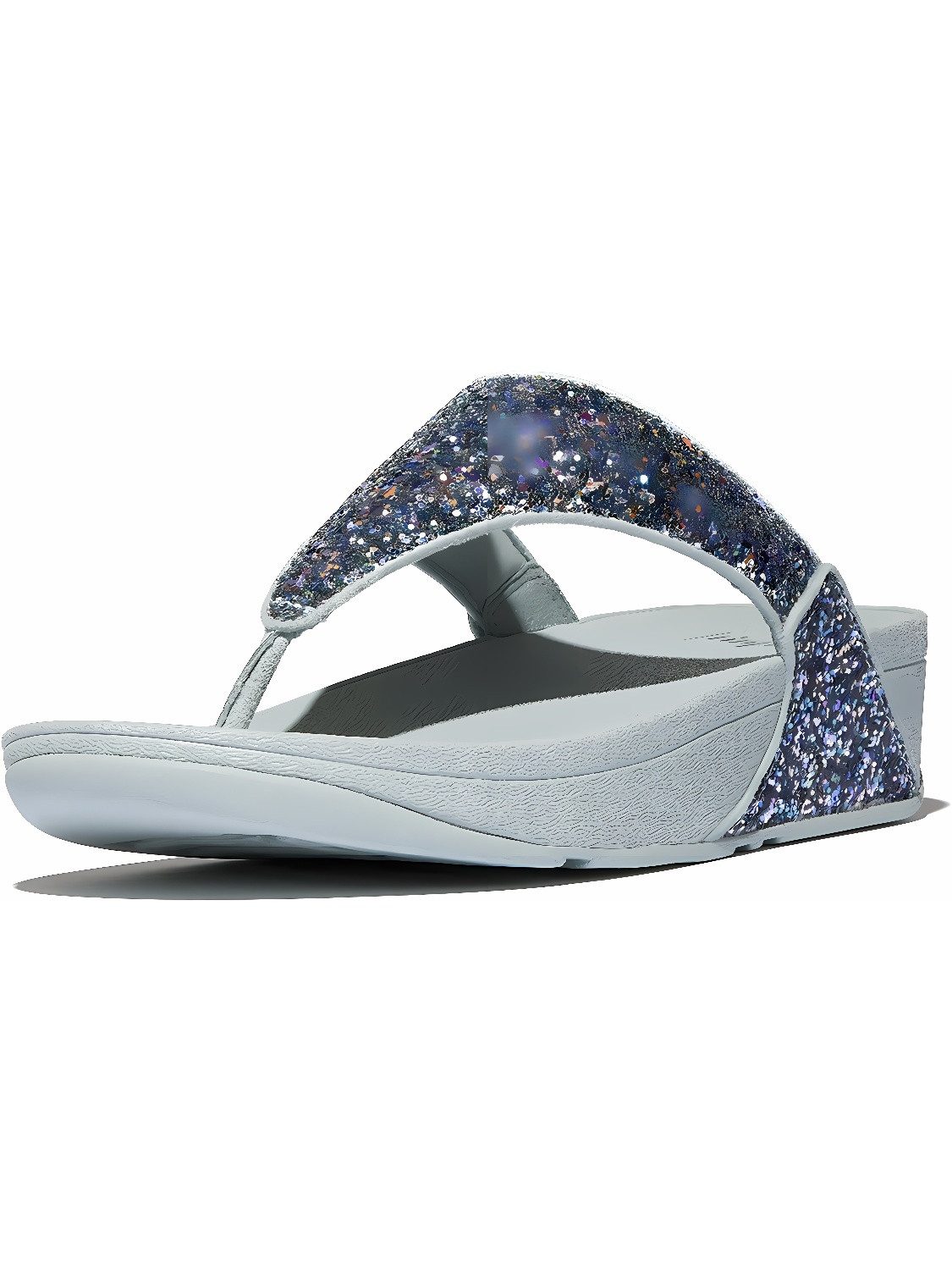 Lulu Multi-Tonal Glitter Toe-Post Sandals Sandale
