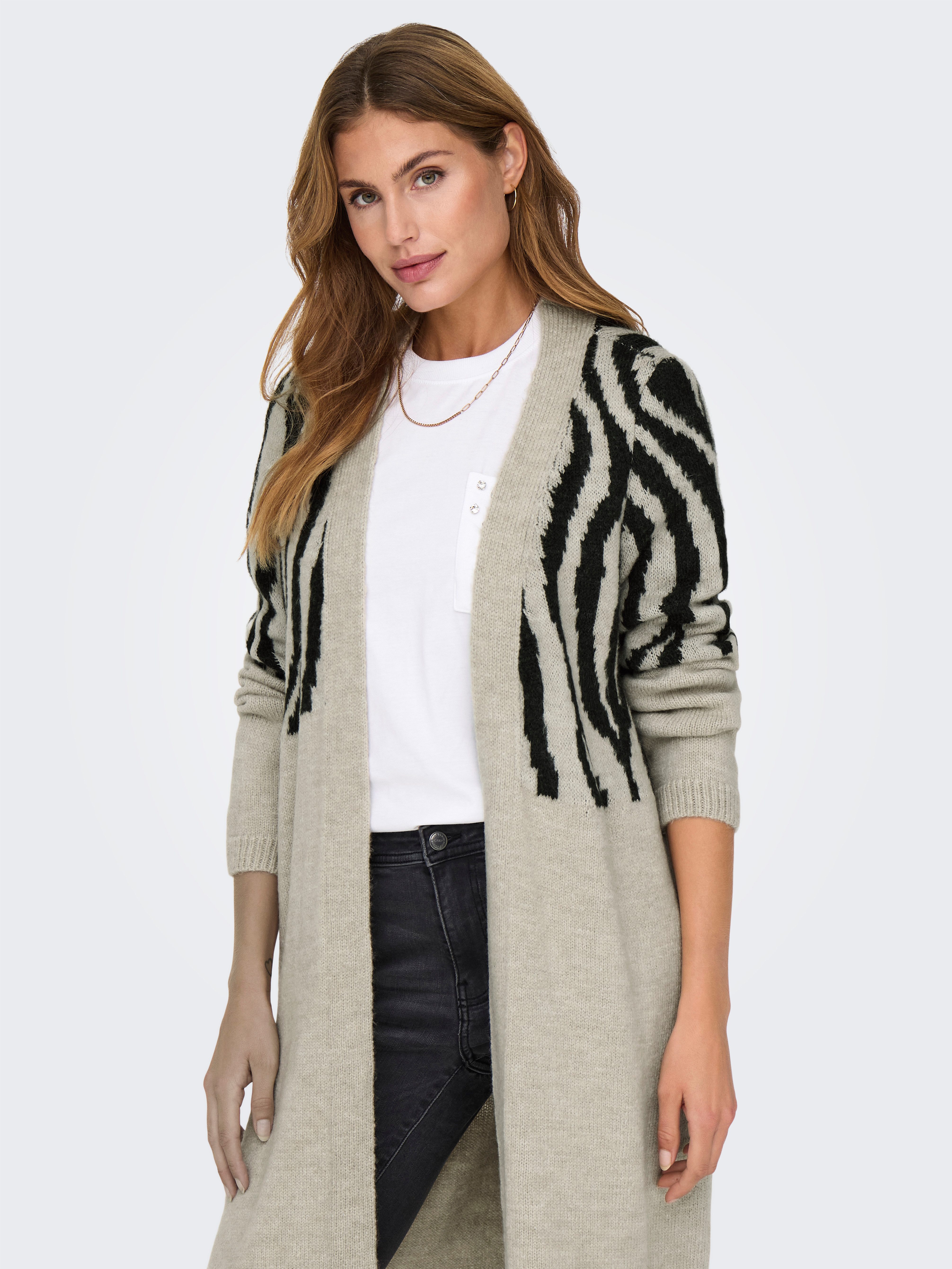 ONLY Longstrickjacke ONLJADE ZEBRA LS CARDIGAN günstig online kaufen