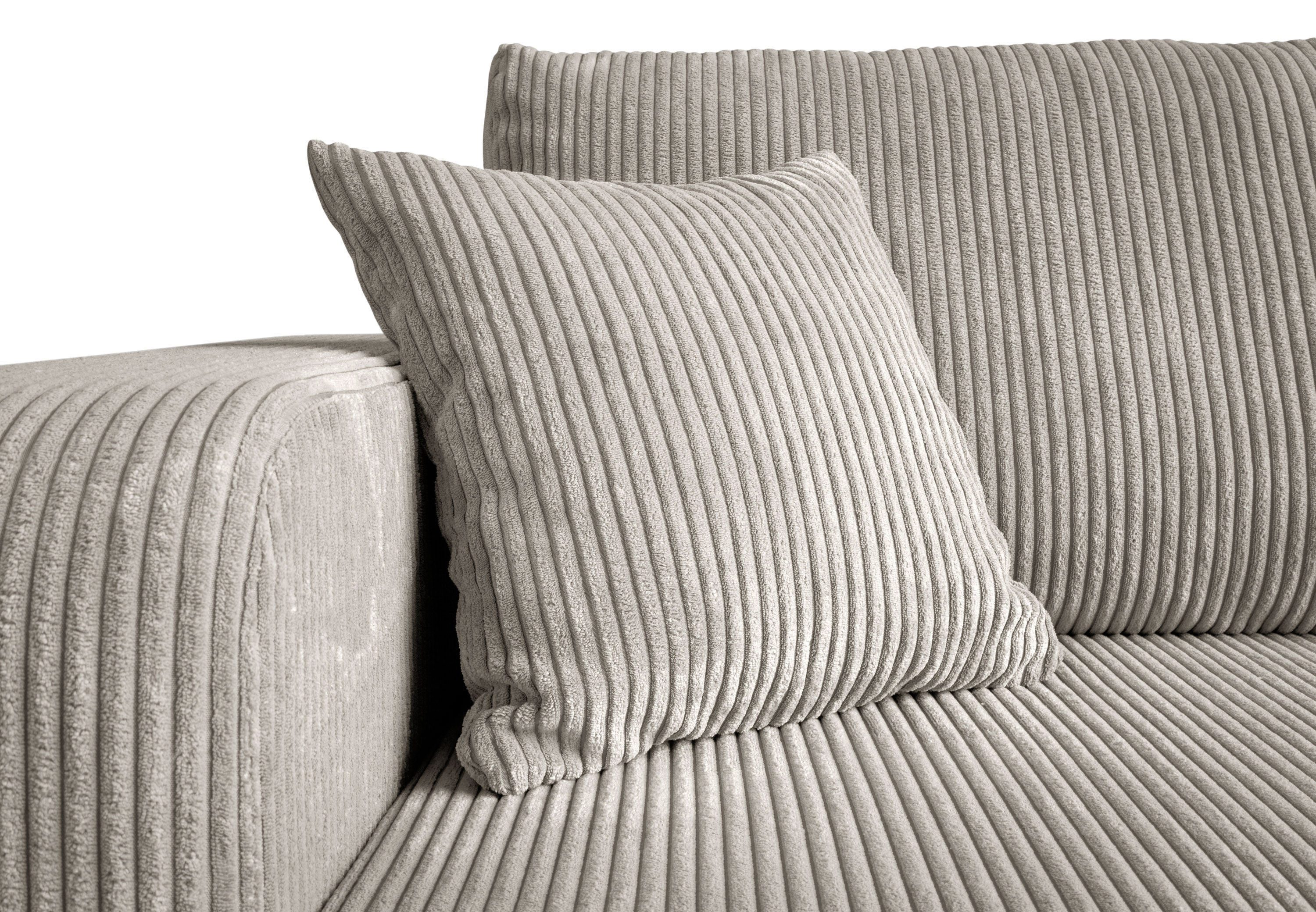 Lookway Ecksofa PRESTIGE L-Form Couch, mit Bettfunktion und Bettkasten