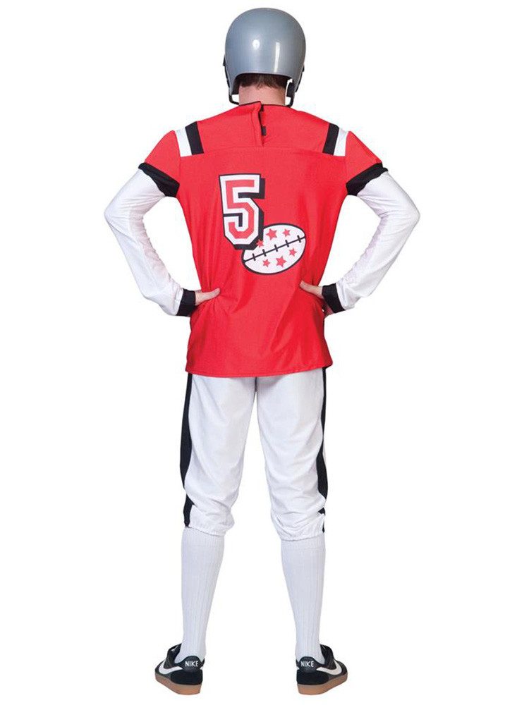 Funny Fashion Kostüm Footballer Kostüm Jersey rot