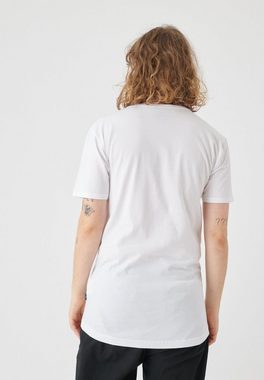Cleptomanicx T-Shirt Ligull Long 2 mit kleiner Logo-Stickerei