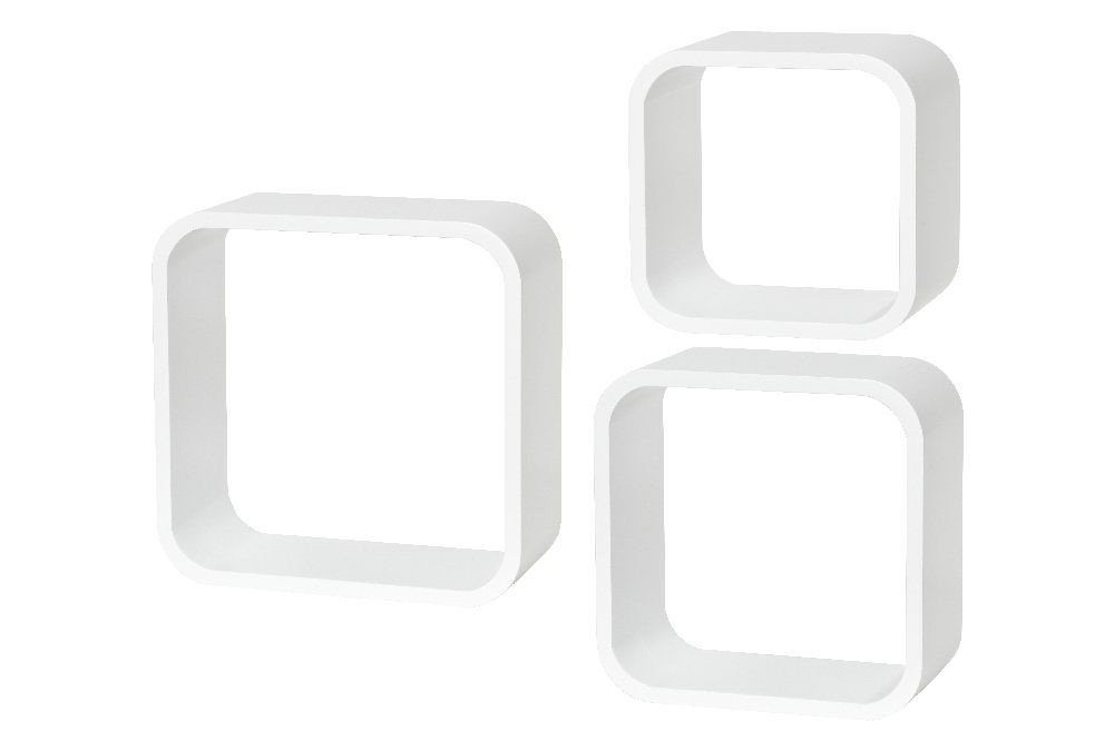 Dolle Regaleinsatz Dolle Wandregal Cube, 3er-Set, bis 350 x 350 x 145 günstig online kaufen