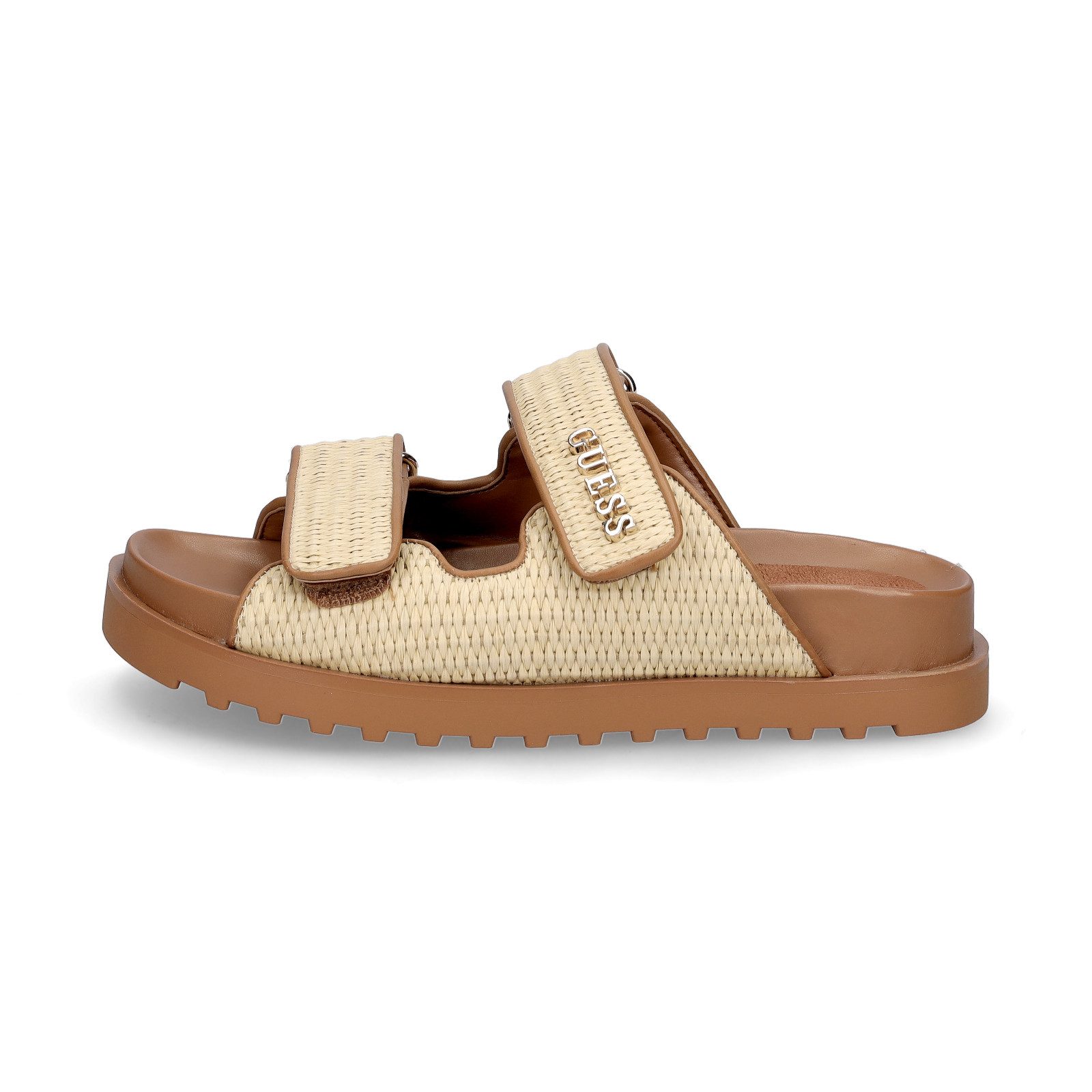 Guess Guess Damen Pantolette Fadelize beige Pantolette günstig online kaufen