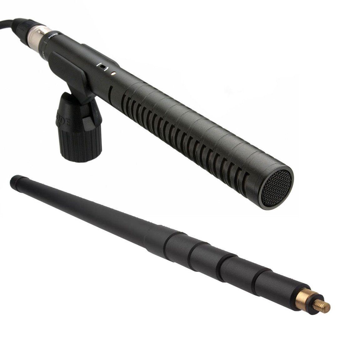 Mikrofon Rode NTG-1 Richtmikrofon mit BoomPole Tonangel 3m