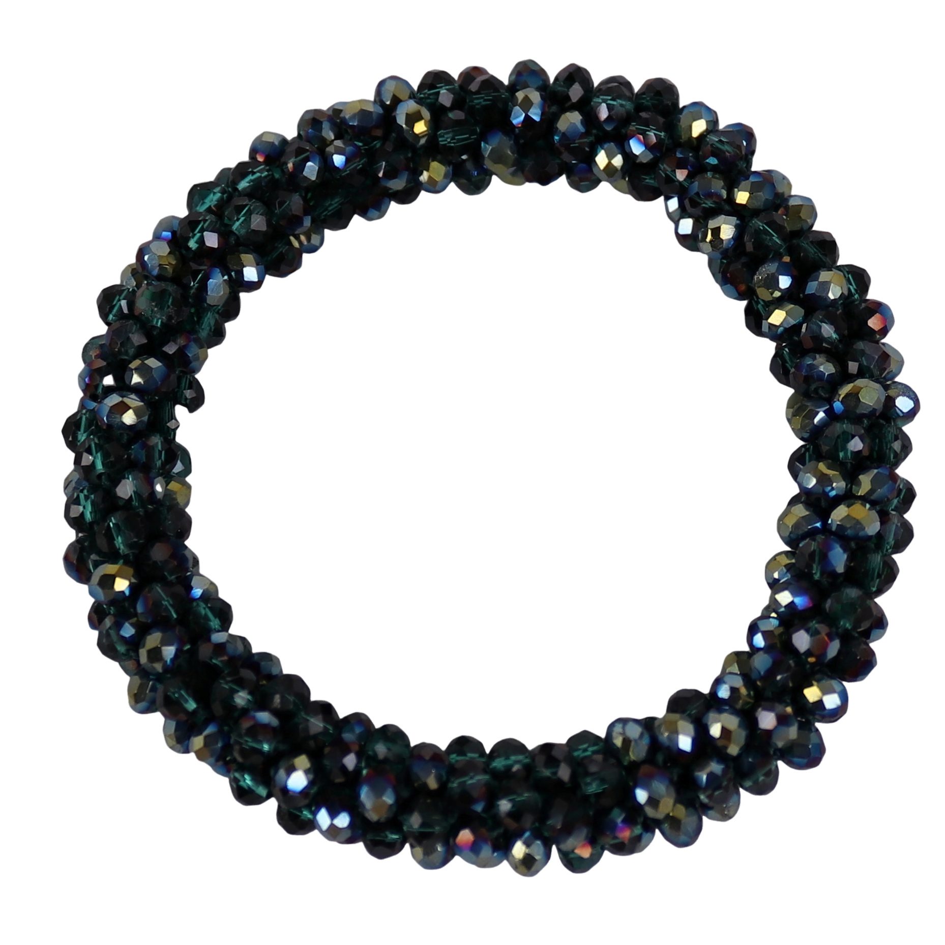 MIRROSI Tennisarmband Acettiertes Design 7mm Breit mit Gummiband (Vielfältige Farbauswahl), Funkelndes Armband für Damen mehr
