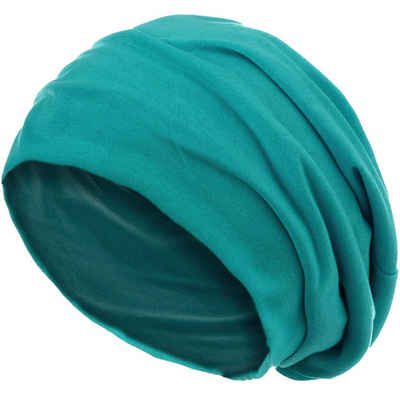 style3 Beanie (1-St) Mütze Damen Herren Haube Sommer Herbst XXL Chemo Schlafmütze Cap