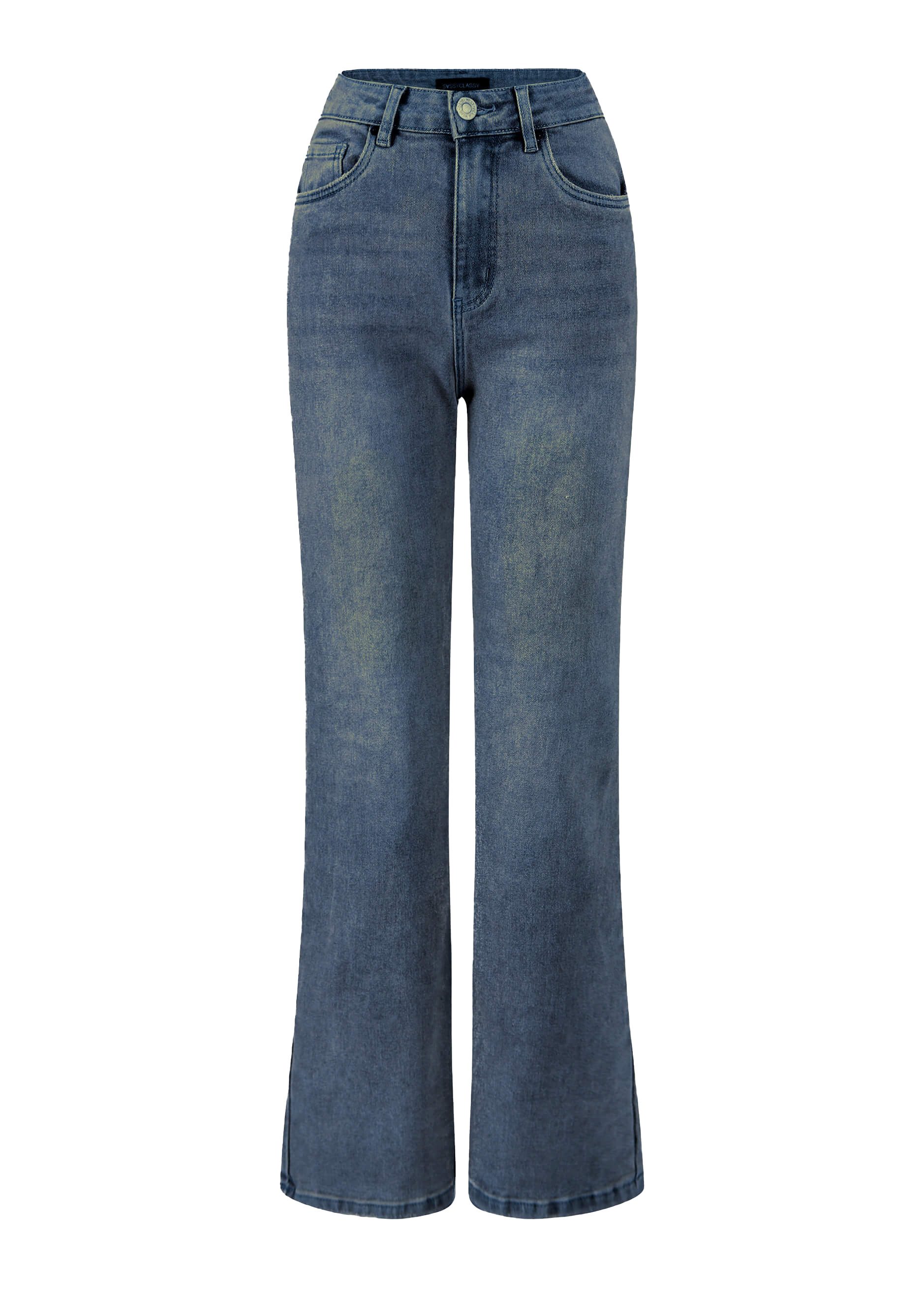 SASSYCLASSY 5-Pocket-Jeans Straight Fit Jeans Damen günstig online kaufen