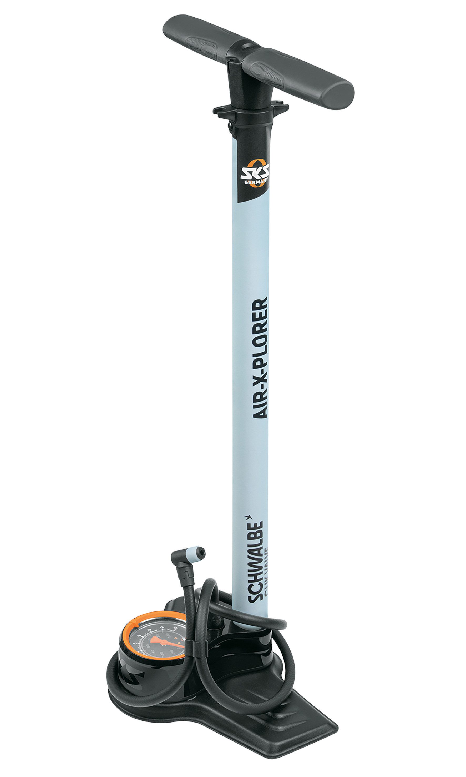 SKS Fahrradpumpe, Standpumpe Air-X-Plorer Clik Valve 10.0