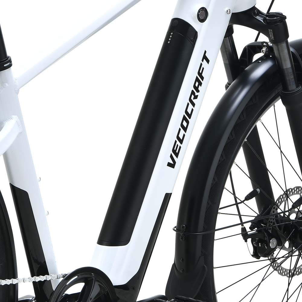 VECOCRAFT E-Bike Trekkingrad ARES 468WH, 8 Gang Shimano, Heckmotor, 468 Wh