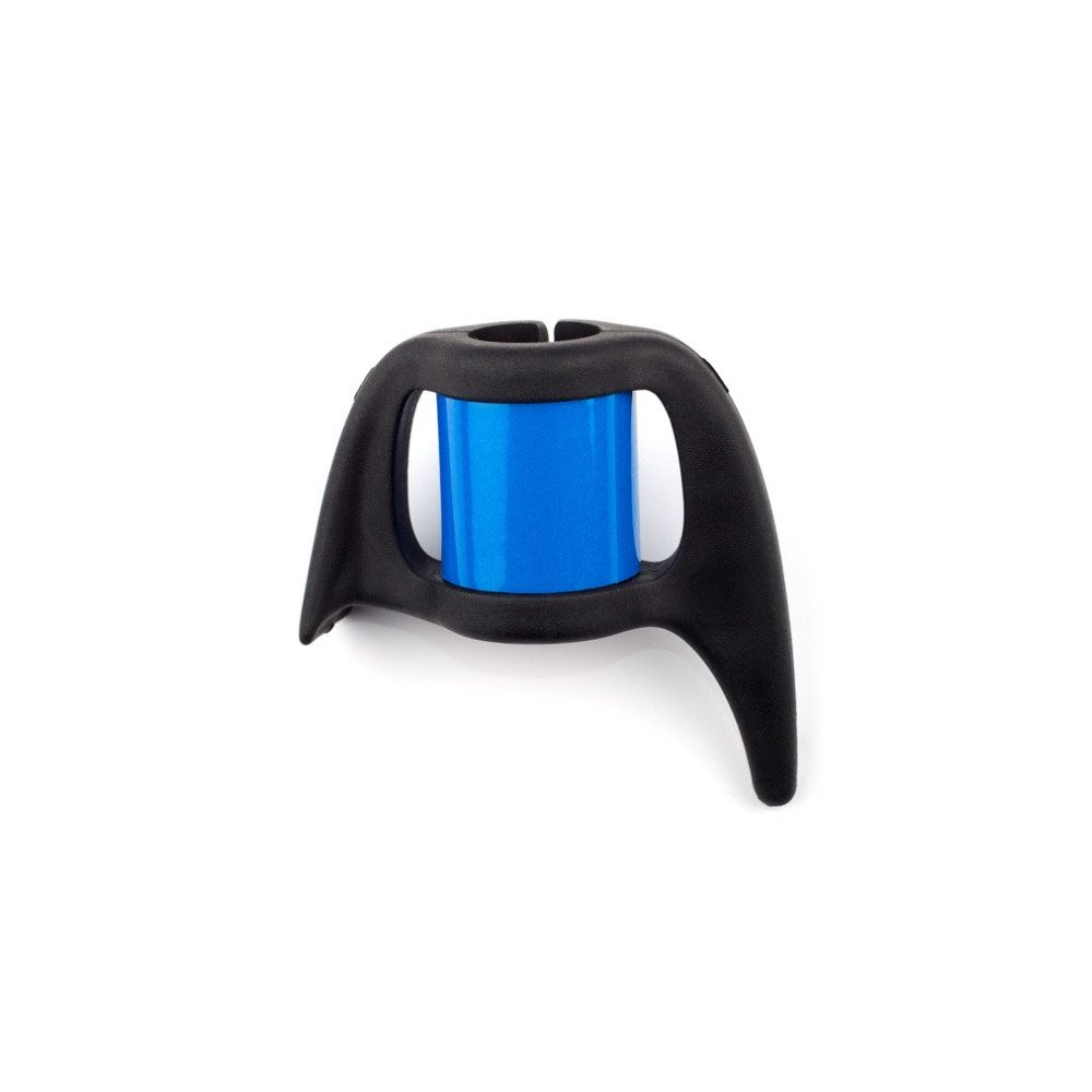 Popab Gehstock Stockhalter Ingrid, Halter für Gehstock / Krücke, 17,5 - 22,5 mm blau, 1-tlg., keine Montage, stilvolles Design