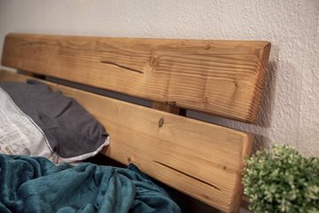Junado® Holzbett Feliz, massives Fichtenholz, verschiedene Größen
