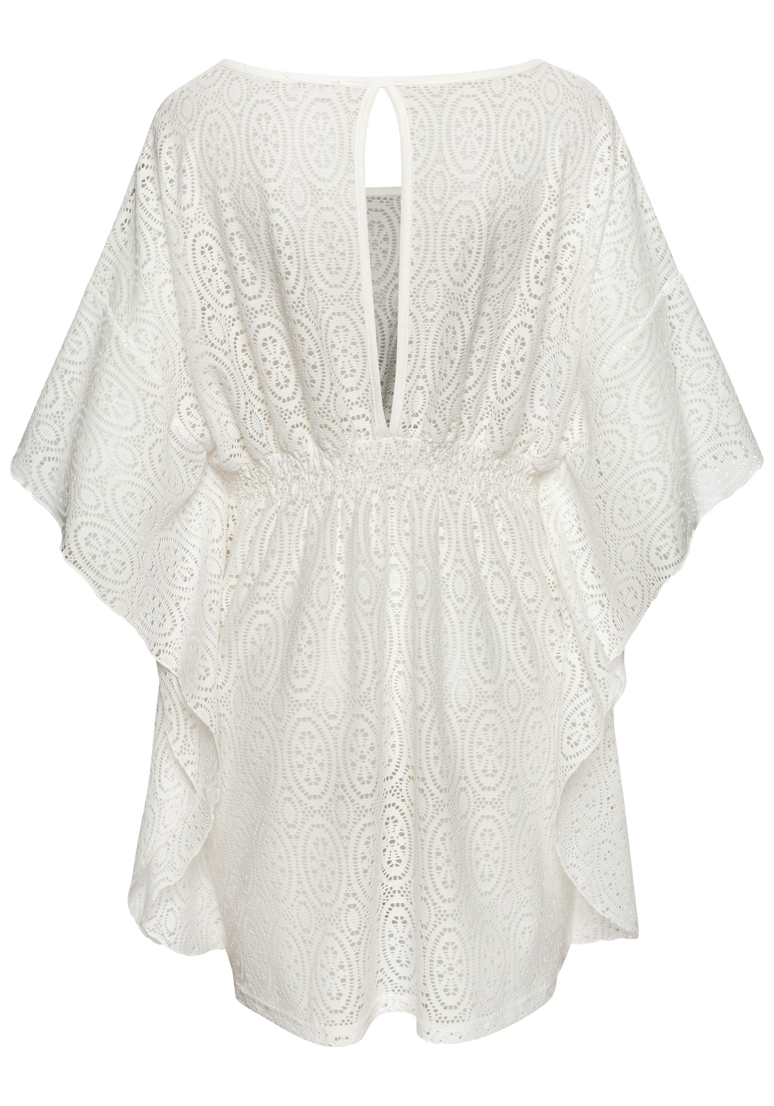 LASCANA Longbluse aus Lochspitze, lockeres Blusenkleid, Tunika