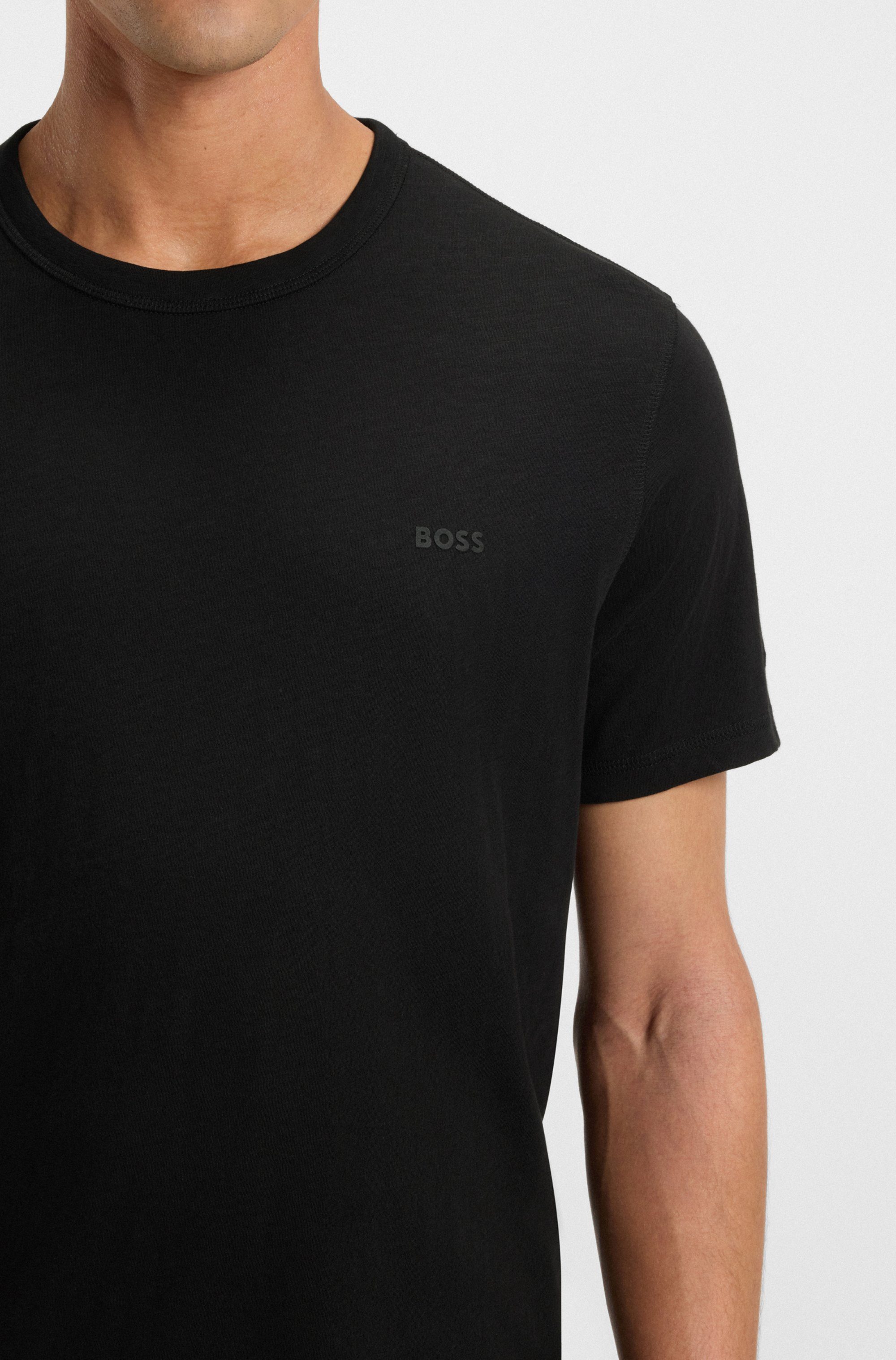 BOSS ORANGE T-Shirt Tegood Rundhalsausschnitt, Regular Fit, Logoschriftzug