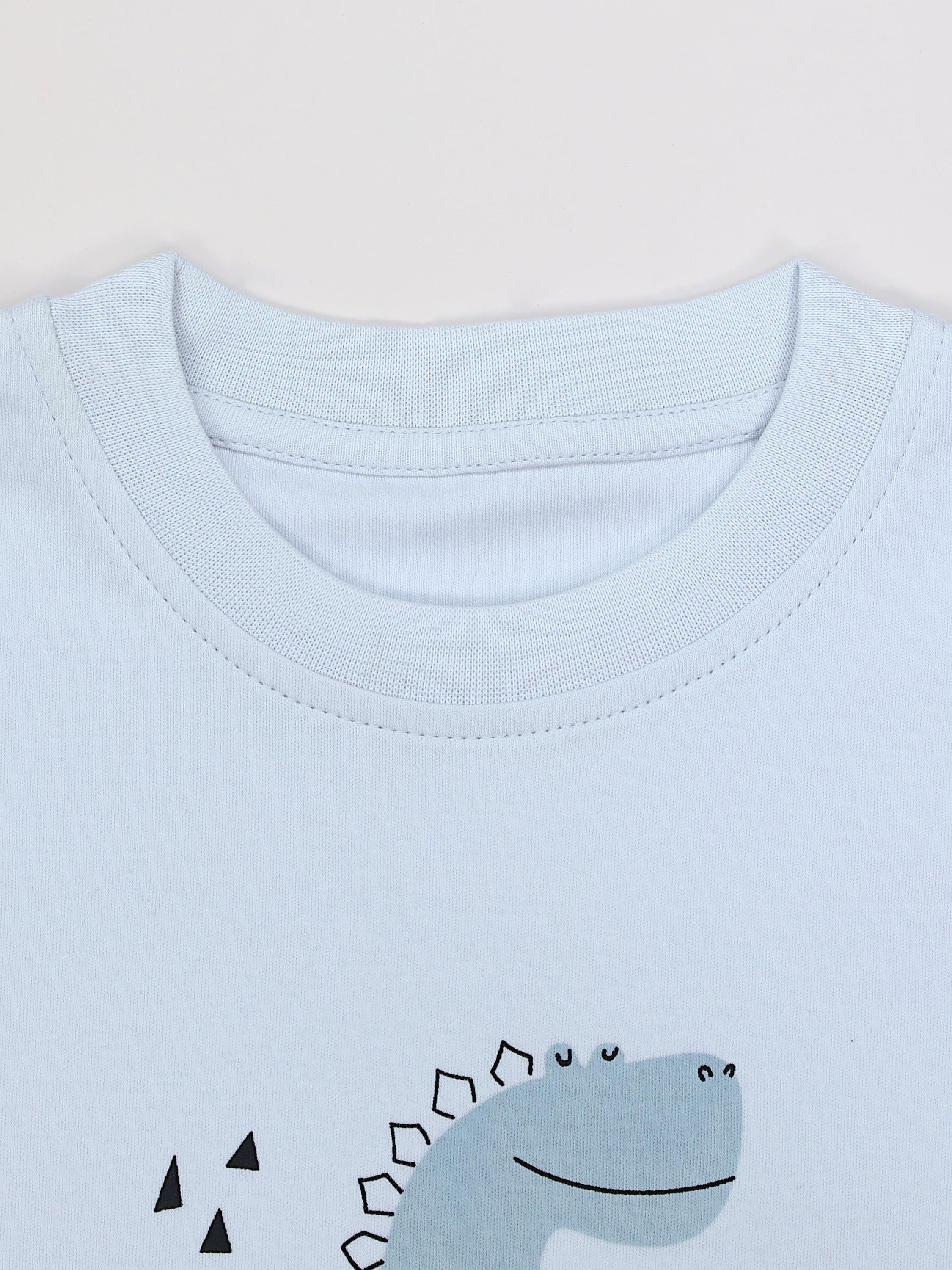 TupTam Schlafanzug Kinder Jungen Pyjama Schlafanzug Set Kurzarm 2-teilig Sommer – Bild 3 von 4
