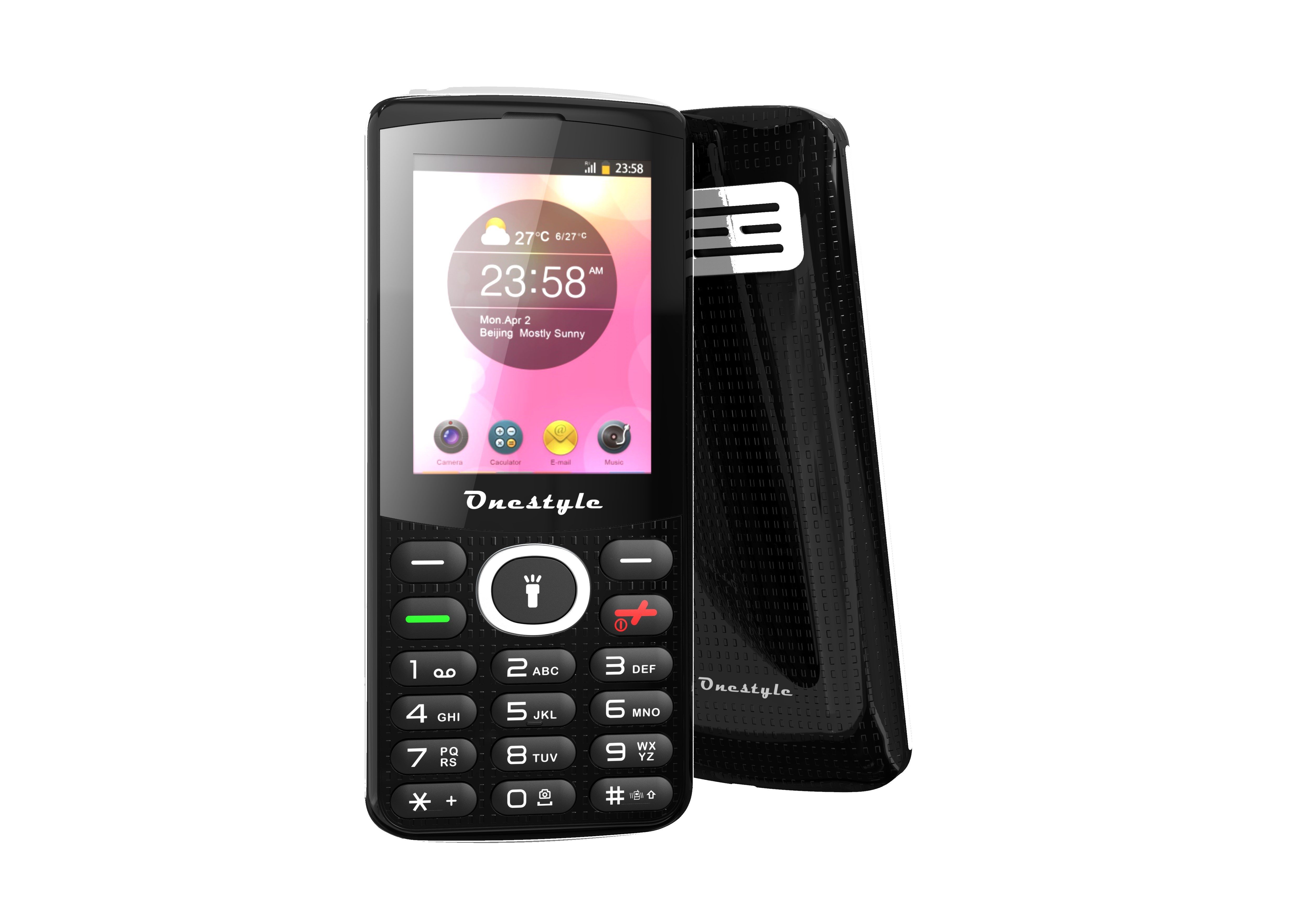 Onestyle B10 mit Dual-SIM, Kamera, Radio, Handy (2,4 Zoll, 64 GB Speicherplatz, 0,8 MP Kamera)