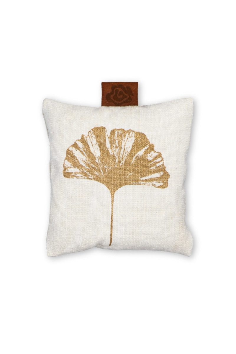 Dorothee Lehnen Ароматическая подушка Ароматическая подушка - GINKGO - leinen/gold