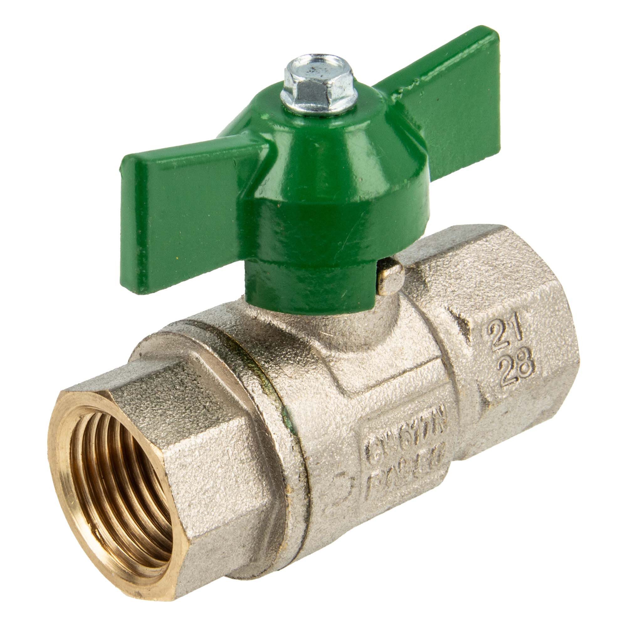 ITAP s.p.a. Kugelhahn Trinkwasser-Kugelhahn GREEN Typ 378 - beidseitig IG, Zulassungen: DVGW für Trinkwasser