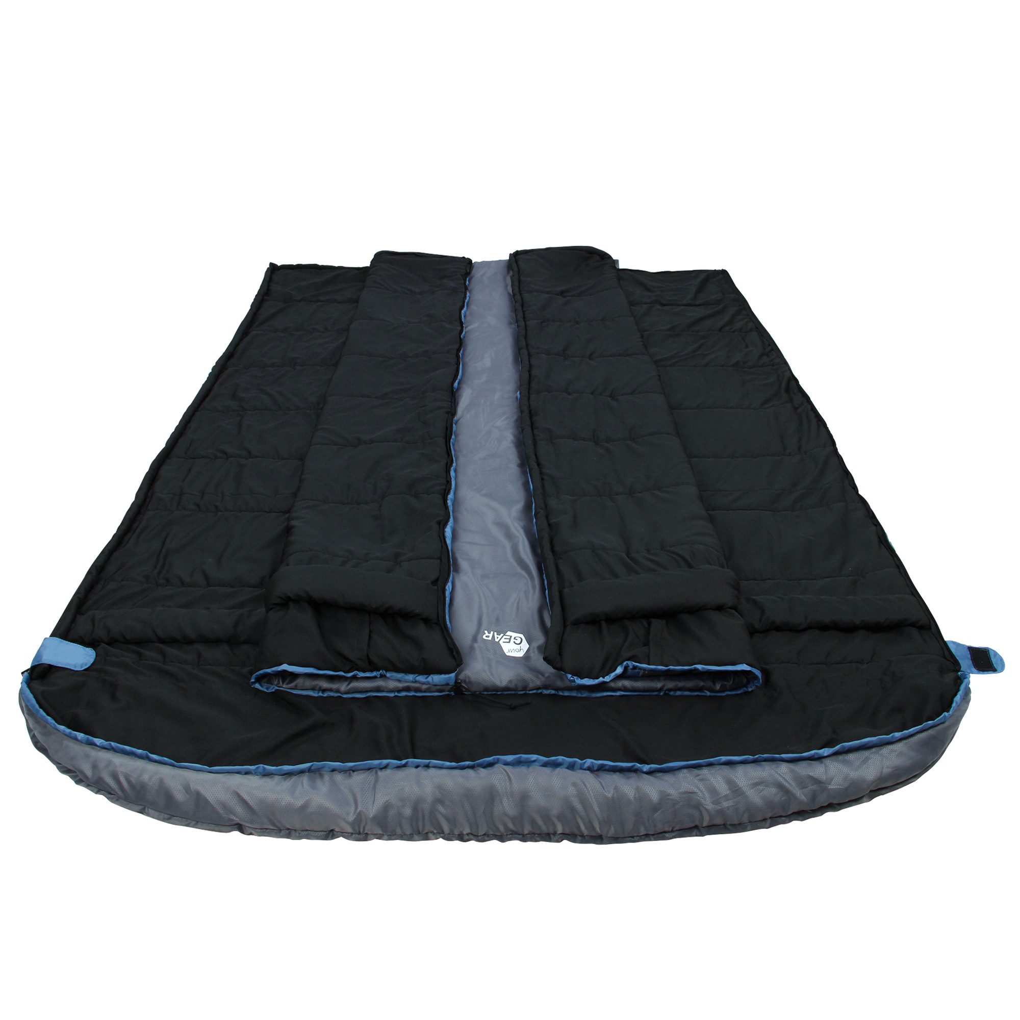 yourGEAR Doppeldeckenschlafsack yourGEAR Schlafsack Ostria Duo -3°C 2 Mann Deckenschlafsack 230x160 cm – Bild 4 von 5
