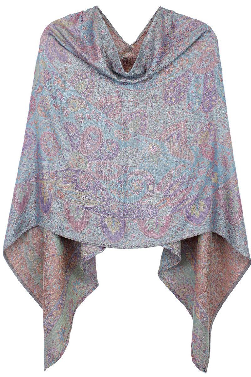dy_mode Blusenponcho Paisley Muster Damen Poncho günstig online kaufen