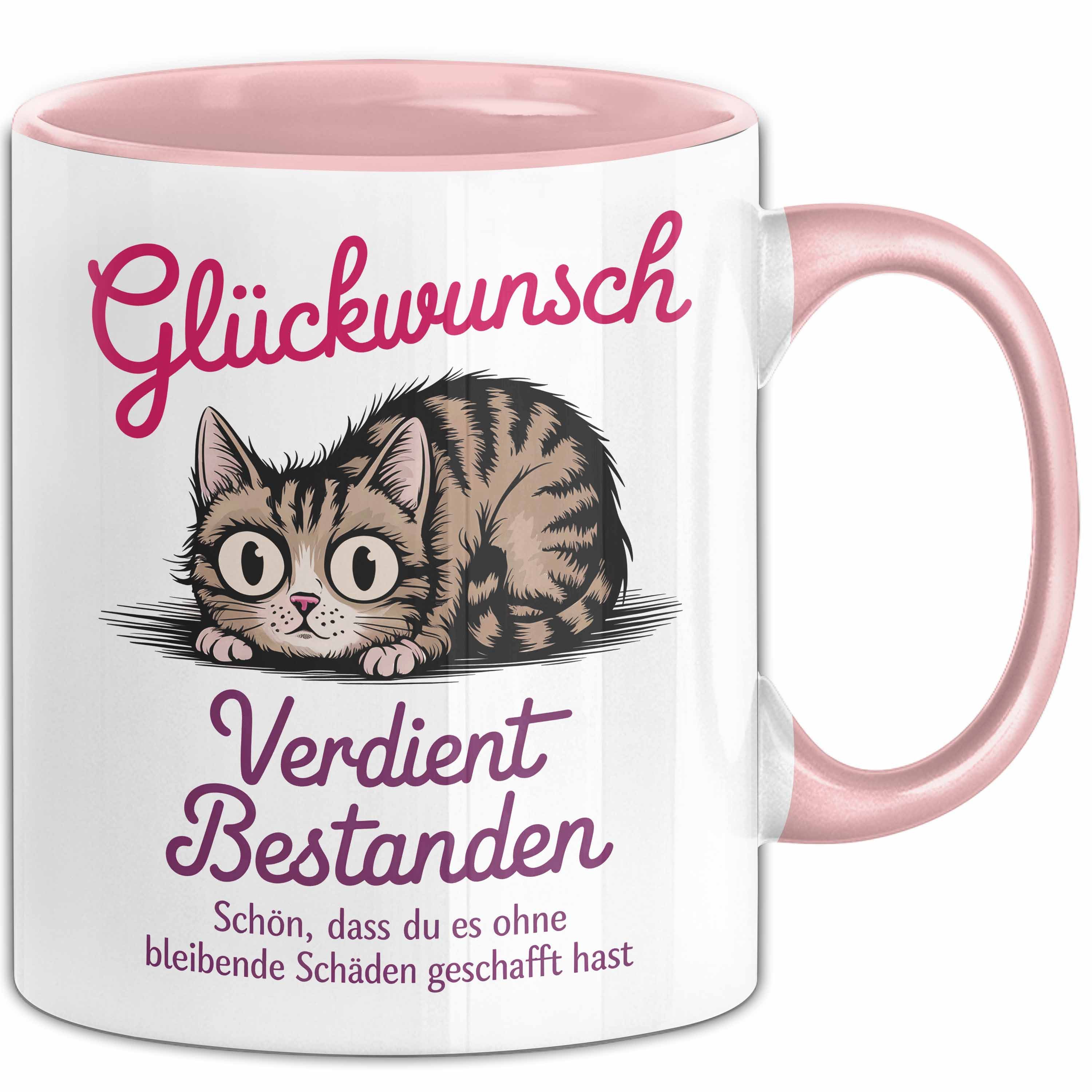 Trendation Tasse Schüler Abschluss Tasse Geschenk Lustige Geschenkidee Spruch Glückwuns, Keramik