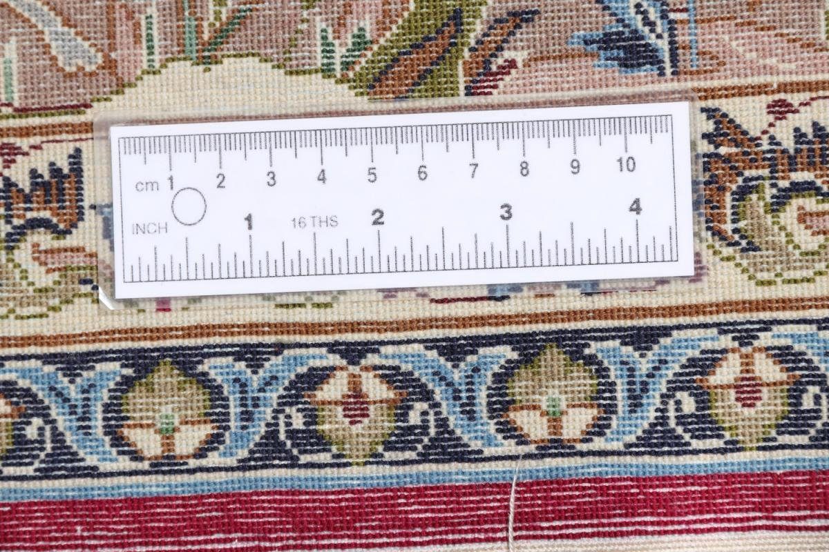 mm Orientteppich 6 Seidenkette Höhe: Trading, Nain rechteckig, 152x233 Handgeknüpfter Isfahan Orientteppich,
