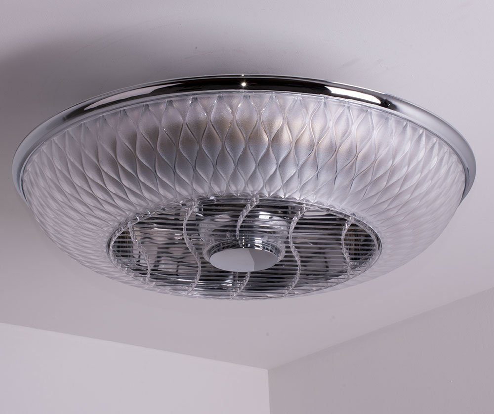 Tageslicht Deckenventilator, Fernbedienung 3-Stufen LED Kühler Leuchte Decken Ventilator Globo
