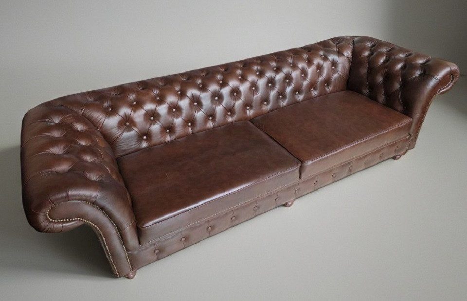 JVmoebel Chesterfield-Sofa Elegante Chesterfield Couch Dreisitzer Sofa Luxus Sitzmöbel Sofort, 1 Teile