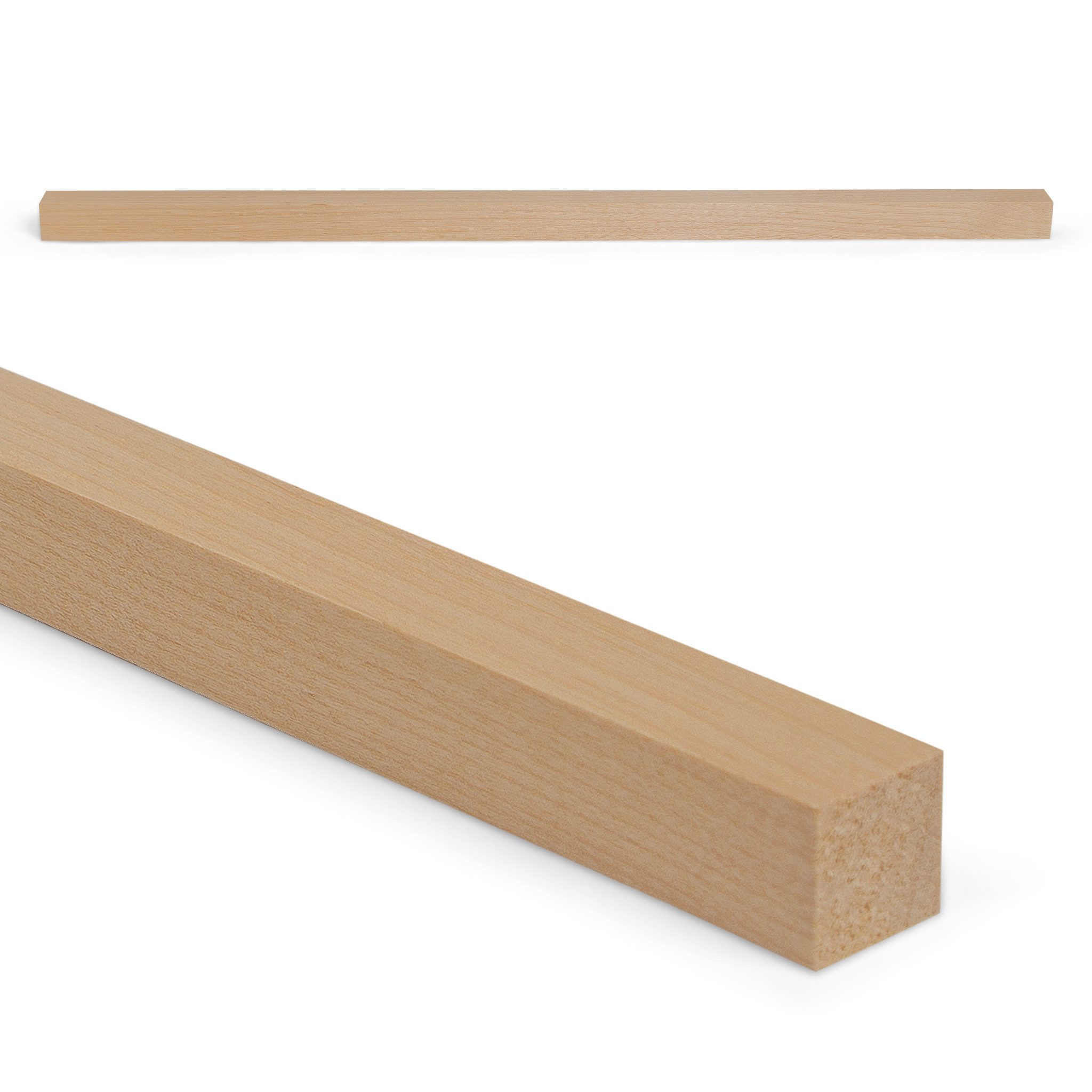 Woodsellers Kantholz Holzleiste - Birke gehobelt - 25 x 25 x 1000 mm, (1-tlg), Woodsellers - Massivholzleiste - Birke gehobelt - 25x25x1000mm